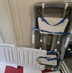 Ihopfällbart badkar med tillhörande lock. Aldrig använt