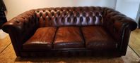 Soffa- Chesterfield 3-sits