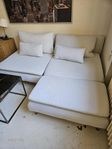 Soffa tvåsits med schäslong