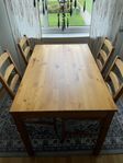 Matgrupp JOKKMOKK med 4 stolar