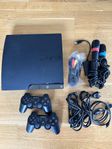 PS3 med Singstar + 2 kontroller