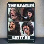 Ny Metallskylt - The Beatles