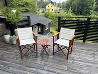 Regissörsstolar och Bord - Tygstolar