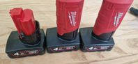 milwaukee m12 4.0ah