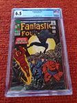 Unik Marvel Fantastic Four #52, 1966, första Black Panther