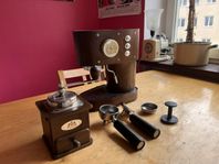 Vintage espressomaskin, Zassenhaus kaffekvarn