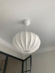 Watt & Veke, Boll lampskärm vit, oval 40cm