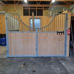 Stallinredning, boxfront