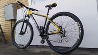 Helt NY Grym MTB 24vxl CT46cm - 29" Svart/Gul - Jätte Fin +