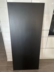 Bordsskiva svartbrun 140x60