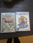 zelda wind waker & super mario sunshine nintendo gamecube