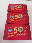 3 st Plåtburkar Nostalgi kaker