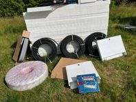 Golvvärmerör 16mm . Kulvert rör 15 meter Rör i rör 1