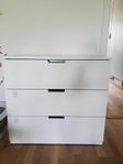 NORDLI Byrå med 3 lådor