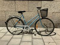 3-Växlad Ljusblå Retro Damcykel
