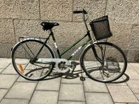 Smaragdgrön Vintage 3-växlad Damcykel
