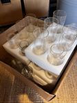 Vaser/ljushållare i glas 