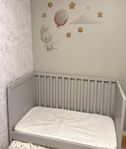 IKEA Spjälsäng Sundvik Grå