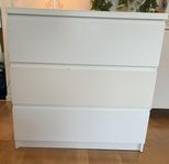 Byrå Malm, Brimnes och Hemnes sängbord IKEA