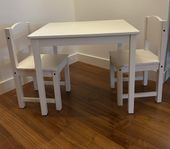 Barnbord + 2 stolar, IKEA Kritter
