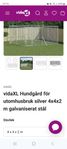 Hundgård lättmetall omonterad