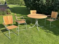 Utegrupp i teak