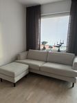 3-sits soffa med fotpall Maison (Mio)
