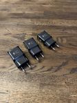 USB snabbladdare 3 st NYA