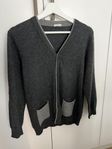100% cashmere grå cardigan