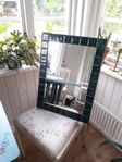 Spegel med mosaik-ram