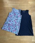 (Nr 469) 2-pack: Jerseyklänningar. Dam. Stl 36/38.