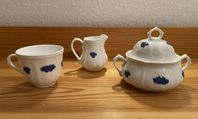 Gustavsberg ”Blå Blom” kaffeset, 3 delar
