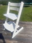 Stokke stol vit
