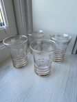 ANTIKT VACKERT SLIPADE GLAS FRÅN TIDIGT 70-TAL