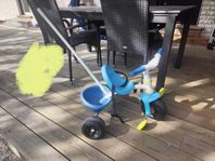 Smoby Barn 3-hjuling med säkerhetsbälte