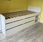 SLÄKT Sängstomme m förvaring, 90x200