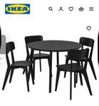 IKEA LISABO - runt bord med 4 stolar