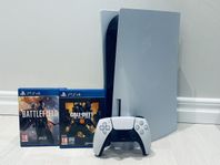 Playstation 5 Disc Edition Ps5 inkl spel