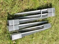 Tolv stolpspjut /jordankare 75 cm