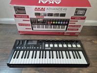 AKAI Midi Keyboard Advance 49, i bra skick säljes billigt!