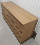 Malm byrå Ikea 6 lådor i ek