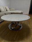 Lucia soffbord vit/silver