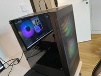 gaming dator + skärm.