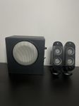 Komplett ljudsystem med subwoofer