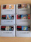 supernintendo med spel 