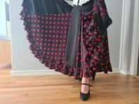 Flamencokjol med volanger