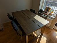 Bord "Mörbylånga" + 4 Stolar "Klinten"