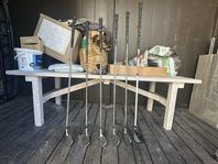 Golfklubbor vänsterfattning