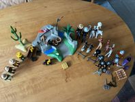 Vintage playmobil vilda västern och riddare