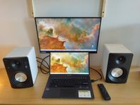 Laptop + Speakers + Display